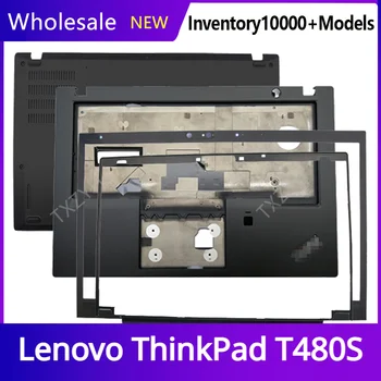 מקורי חדש עבור Lenovo ThinkPad T480S נייד LCD אחורי מכסה הלוח הקדמי IR צירים Palmrest בתחתית התיק A B C D פגז
