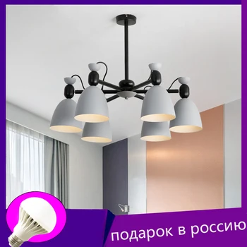 מודרני נברשת E27 בסלון תקרה נברשת בחדר האוכל המנורה וילה תאורה chandelieer במטבח מנורת תקרת חדר השינה l