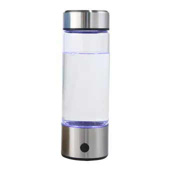 420ML מים מימן גנרטור אלקליין מכונת נטענת נייד טהור מימן H2-עשירה, בקבוק מים אלקטרוליזה