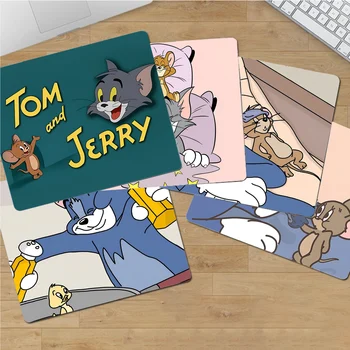 ג ' יי-Jerrys בעכבר טום החתול Mousepad החלקה Lockedge קריקטורה אנימה משחקים משטח עכבר מקלדת מחצלות העכבר על PC Gamer פד העכבר