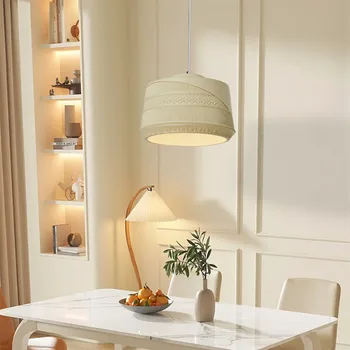 צרפתי רטרו מסעדה הוואבי-סאבי נברשת מינימליסטי מחקר השינה מנורת בית קפה עיצוב הבית מטבח האי שולחן תאורה