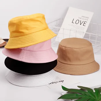 1Pcs הקיץ שמשיה כובעים נייטרלי צבע מוצק הגנת Uv קרם הגנה כובע חיצוני פנאי הגנה מפני השמש חוף הדייגים כמוסות