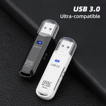2 ב 1 TF קורא כרטיסים USB 3.0 Micro SD כרטיס זיכרון מתאם גבוה מהירות Multi-card סופר מתאם כונן פלאש נייד אביזרים