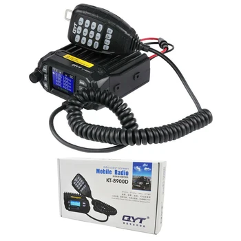 QYT KT-8900D מיני נייד רדיו 25W Dual Band VHF UHF חזיר CB רכב רדיו FM המשדר תחנת ווקי טוקי תקשורת KT8900D