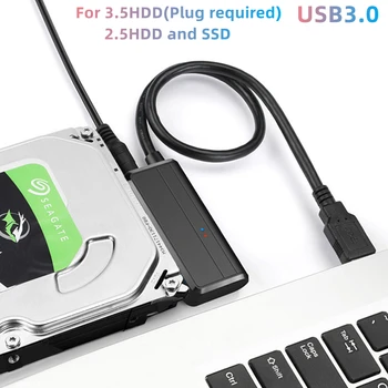 USB SATA 3 כבלים Sata-USB 3.0 מתאם 5 Gbps תמיכה 2.5/3.5 חיצוני SSD HDD מתאם כונן קשיח 3.5 Sata 3 ל-USB להסתגל PC