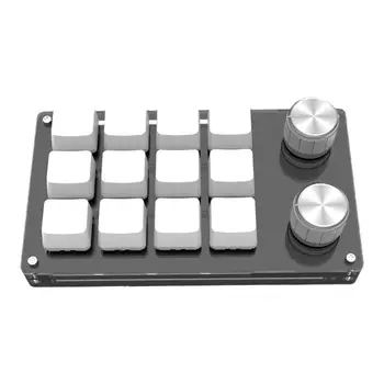 מאקרו מקלדת הכפתור 6 מפתחות 1 הידית מותאמת אישית מכני מקלדת חם להחליף מעצב ביד אחת מקלדת המשחק פוטושופ Macropad