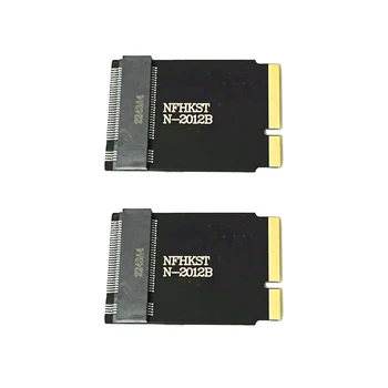 2Pcs 2012 העברת כרטיס NGFF SSD SATA כדי A1466 המרה ראש Macbook/אוויר/A1465 הדיסק הקשיח העברת
