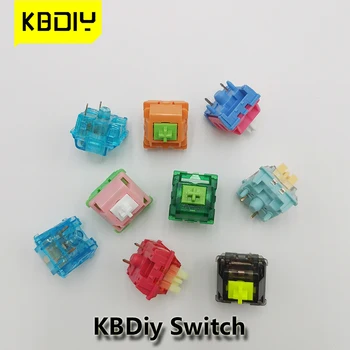 KBDiy מותאם אישית DIY מכני מקלדת 3pin 5pin מתג RGB מישוש אופטי המשחקים מקלדת אלחוטית Bluetooth מתגים