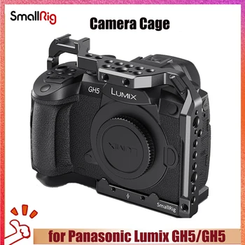 SmallRig המצלמה כלוב Panasonic Lumix GH5/GH5 II/GH5S קר הנעל הר על צג בעל הבזק אור DIY אפשרויות 2646