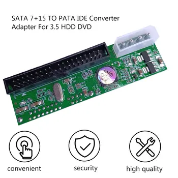 חם SATA כדי PATA IDE Converter Adapter Plug&Play תמיכת מודול 7+15 פינים 3.5/2.5 SATA HDD DVD מתאם Dropshipping הסיטונאי