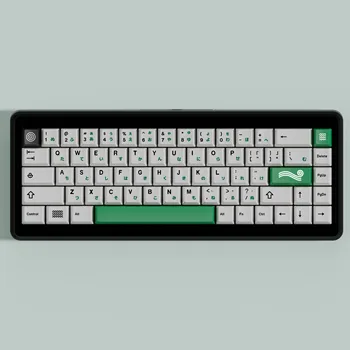 1 סט GMK Shanshui Keycaps PBT צבע לספסל מקש Caps עבור MX מתגים מכאניים מקלדת הדובדבן פרופיל ירוק לבן Keycap