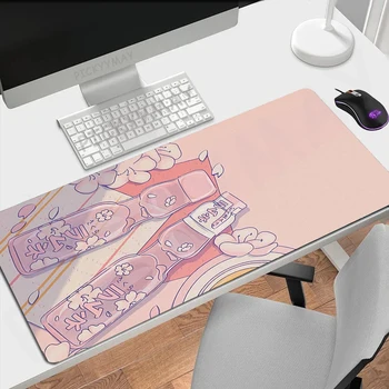 גדולה המשחקים Mousepads ורוד משטח עכבר מחשב Mousepad חמוד העכבר מחצלת 90x40cm השולחן רפידות עבור מקלדת מחשב מחצלות שולחן השטיח