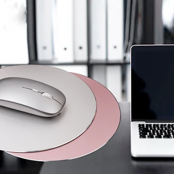באיכות גבוהה סגסוגת אלומיניום עמיד למים שולחן עגול עכבר המשחקים שטיח משטח המחשב אביזר