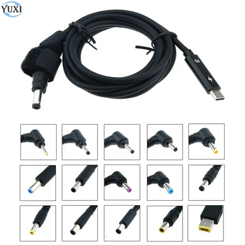 YuXi USB Type-C DC 5.5*2.1 5.5*2.5 4.5*3.0 7.4*5.0 4.0*1.7 מ 