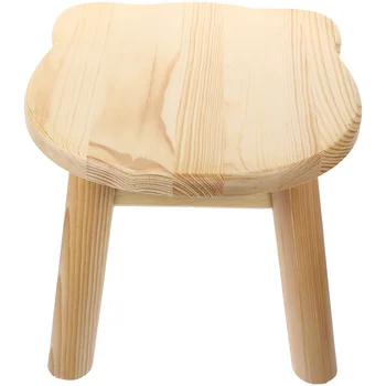 שרפרף קטן מעץ חיצוני כיסאות ישיבה מעץ צועד הביתה הנעל משתנה משק הבית.