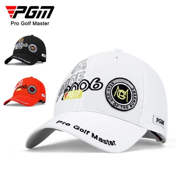 PGM גברים גולף כובע לנשימה ייבוש מהיר שמש כובעים שמשיה, קרם הגנה אופנה רקמה MZ043
