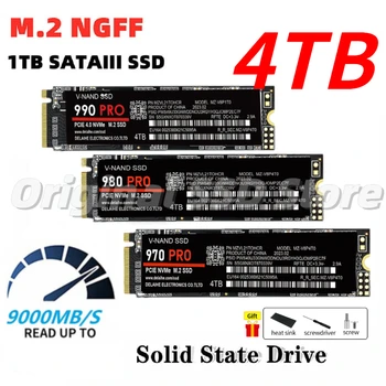1TB M. 2 SSD NGFF SSD 4TB-2 טרה-בתים כונן מצב מוצק 980EVO NVMe Pcie 970 PRO דיסק קשיח דיסק קשיח פנימי על המחשב הנייד/שולחן עבודה/מק/ps4/ps5