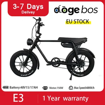 DOGEBOS 750W אופנוע חשמלי מתקפל אופניים הרים E אופניים 48V 15AH למבוגרים אופני כביש פופולרי היברידי חשמלי אופניים