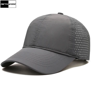 NORTHWOOD לנשימה קיץ גברים שמש כובעי נשים Snapback רשת כובע בייסבול ייבוש מהיר נמכר גולף כובע Gorras גבר