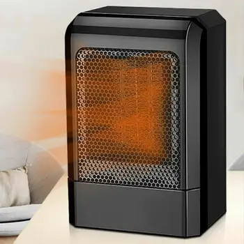 500W מיני קרמיקה תנור חימום חשמלי בבית משרדים חימום נייד מאוורר שקט חורף חם שמירה ציוד