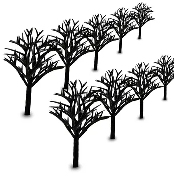 4-7 סנטימטר עץ זעיר המטען/סניפים מודל עבור Diy להכנת עץ מלאכה Sandtable זירת פריסת דיורמה חומרים 100Pcs