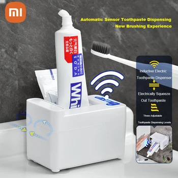 Xiaomi חכם מסחטת משחת שיניים ביתיים חשמליים אוטומטיים שחול משחת שיניים Dispenser הקיר משחת שיניים