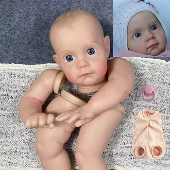 24Inch צייר מחדש את הבובה ערכת מגי 3D צבוע עור נראים לעין ורידים עם מטלית הגוף לא מורכב DIY חלקי בובות צעצוע