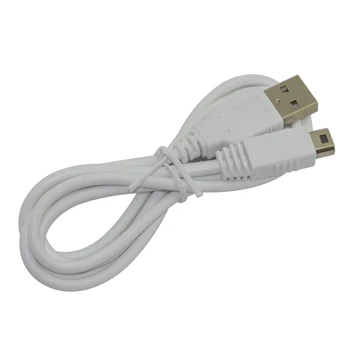 10pcs לבן איכותי מטען USB נתונים כוח כבל טעינה עבור ה-Wii U GamePad בקר