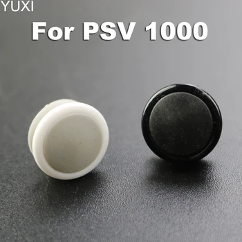 YUXI 1 יח 'לבן שחור 3D' ויסטיק אנלוגי קאפ עבור PSV1000 2000 כפתור ג ' ויסטיק הנדנדה כובע על Psvita 1000 1000 PSV