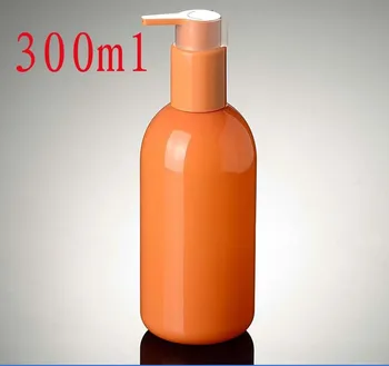 20pcs/lot קיבולת 300ML בקבוקי PET של תפוז לנעול כספית הזרקה לשטוף להגן על סדרת אריזת הבקבוק