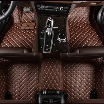 פלאש שטיח עור המכונית מחצלות על ZOTYE 2008 5008 T200 T600 Z200 Z100 Z300 Z500 המכונית-עיצוב שטיחים אביזרי רכב מותאם אישית