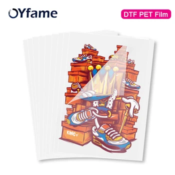 OYfame A3 A4 DTF PET DTF סרט ההעברה עבור ישירה סרט הדפסה DTFHeat להעביר נייר על חולצות DTF מכונת הדפסה