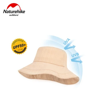 Naturehike טיולים חיצוני נסיעות האולטרה הכובע הגדול לזכותו הגנה מפני השמש UV להגנה רך לנשימה קיפול דייג הכובע