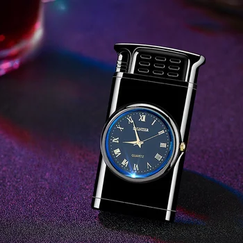 שעון חדש צלחת כחול להבה ישירה עסקים מגמה מתנפחים המצית