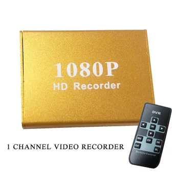 1CH DVR רכב DVR הנייד 1channel מקליט וידאו 1080P HD יום א 2MP TVI מיני DVR כרטיס Sd נייד Dvr תמיכה מקס 128GB כרטיס Sd