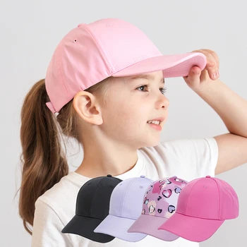 2023 ילדים חדשים כובע בייסבול פרפר מודפס זנב כובע מגן השמש חיצונית ילדים כובעים מתכוונן נסיעות הכובע על ילד בנות