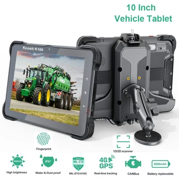 מקורי Kcosit K100 רכב משאיות Tablet PC אנדרואיד 9.0 ACC עוצמה 10