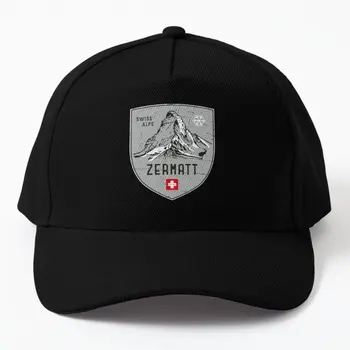 צרמט (Zermatt) הר שוויץ סמל כובע בייסבול כובע קיץ ספורט Snapback גברים שחורים לנשים השמש מוצק צבע מזדמנים היפ הופ דגים