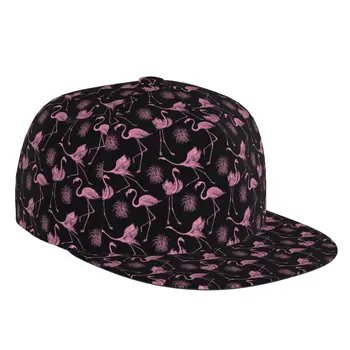 פלמינגו הדפסת 3D כובע בייסבול מקרית שמש כובע אלגנטי בסגנון אתני אופנה הבמה היפ הופ נשים גברים