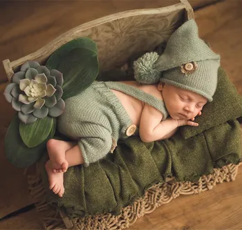התינוק Photogragh אביזרים במיטה במצוקה מודפס קטן ספה צילום אביזרים מלא מאה ימים תינוק בסטודיו.