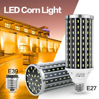 50W E27 נורת LED תירס AC220V המנורה בבית קשית הובלת חדר שינה סלון תאורה מנורות תקרה ספסל עבודה סופר מבריק הזרקורים.
