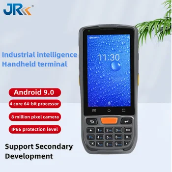 Jooytec אנדרואיד 9.0 תעשייתי סורק ברקוד 4G כף יד RFID NFC Reader עבור מלאי מחסן