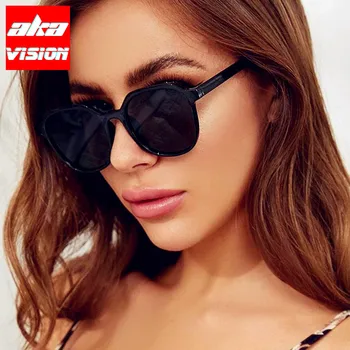 AKA חזון 2021 ריבוע בציר משקפי שמש נשים איכות גבוהה משקפי שמש נשים/גברים רטרו יוקרה משקפיים נשים/גברים Oculos דה סול