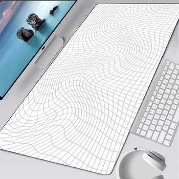 לבן משטח עכבר Kawaii השולחן שטיח נייד גיימר אביזרים המשחקים שטיח מחצלת עכבר מחשב Pasepad גדול אנימה מחצלות העכבר