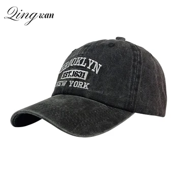 בציר שטף שחור אפור כובע בייסבול עבור גברים, נשים, היפ הופ אמריקאי מכתב מצויד שווי חיצוני שוליים רחבים, שמש הצללה גולף הכובע
