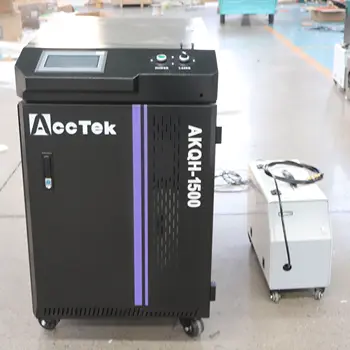 AccTek פופולרי לייזר סיב 3 ב 1 דגם נייד חיתוך ריתוך מכונות ניקוי למכירה