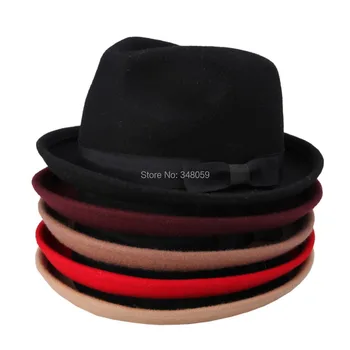 אופנה חדשה צמר נשים ציירו סתיו חורף פנמה ג ' אז כובע מגבעת 25