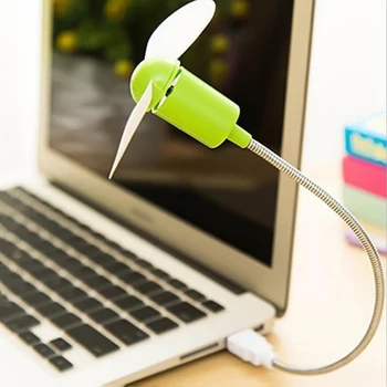 נייד קריר מאוורר שולחן העבודה במחשב רעש נמוך גמיש צריכת חשמל נמוכה עבור מחשב נייד אווז צוואר עיצוב USB עמיד רך אוהדים