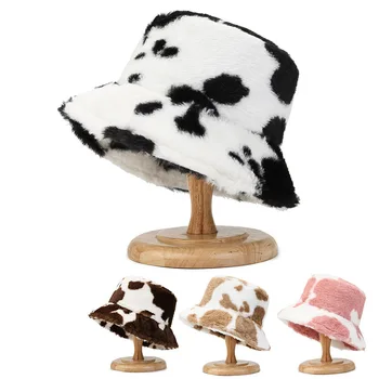 אופנה חדשה לנשים חם סתיו חורף חמוד דלי כובעים הגברת פנמה הדפסה חיצוני שטחי דייג כובע כובע לנשים