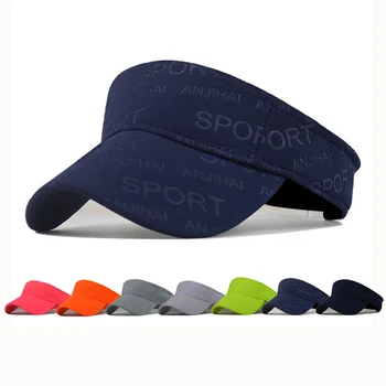 קיץ לנשימה כובע גולף קאפ אוויר שמש כובעים העליון ריק כובע נשים כובע גברים כובע ספורט טניס פועל קרם הגנה כובע הגנת UV